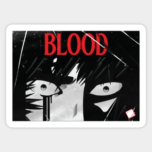 Blood Manga Cover (Villain Edition) Sticker